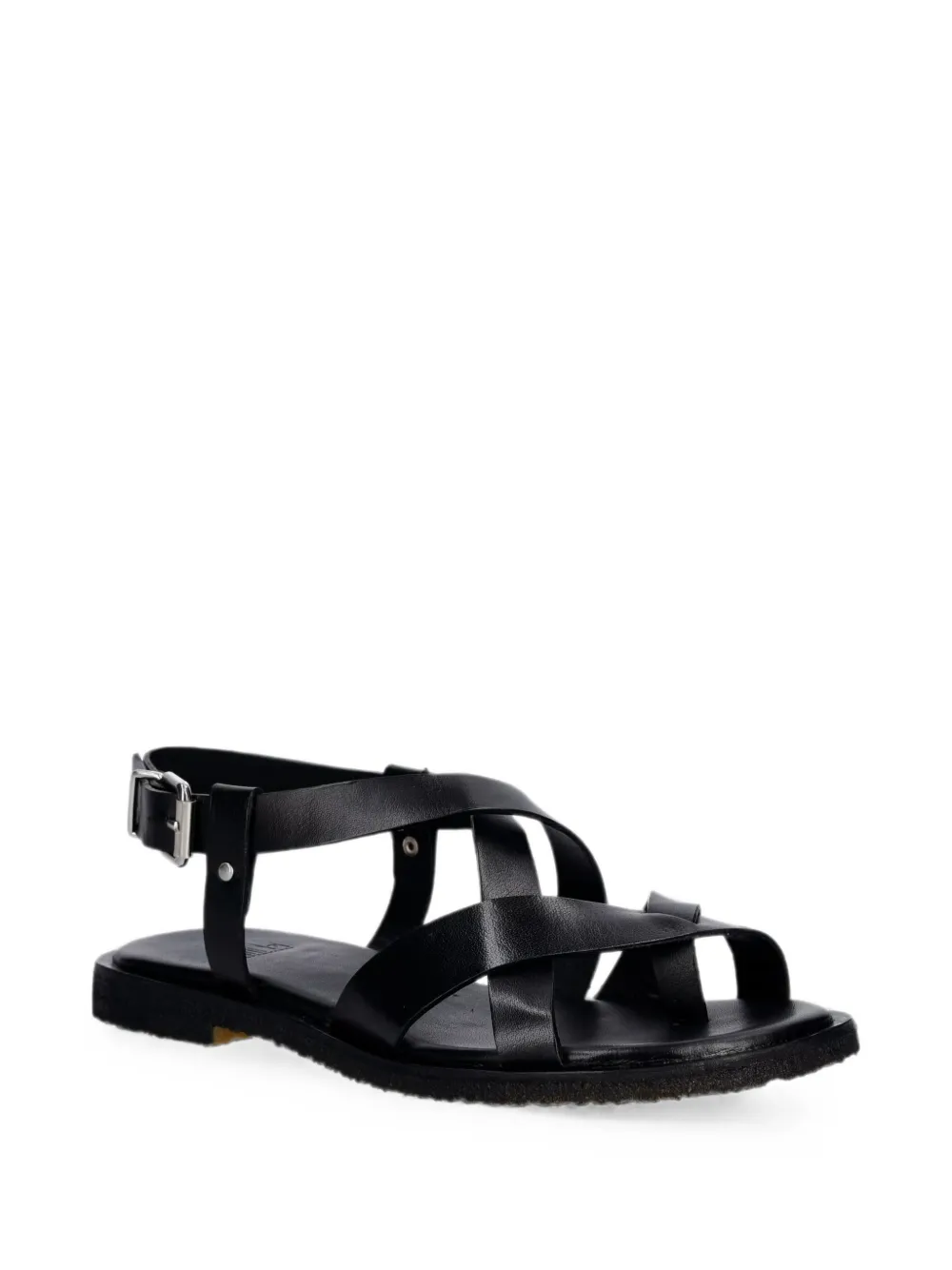 BILLI BI crossover-strap flat sandals Zwart