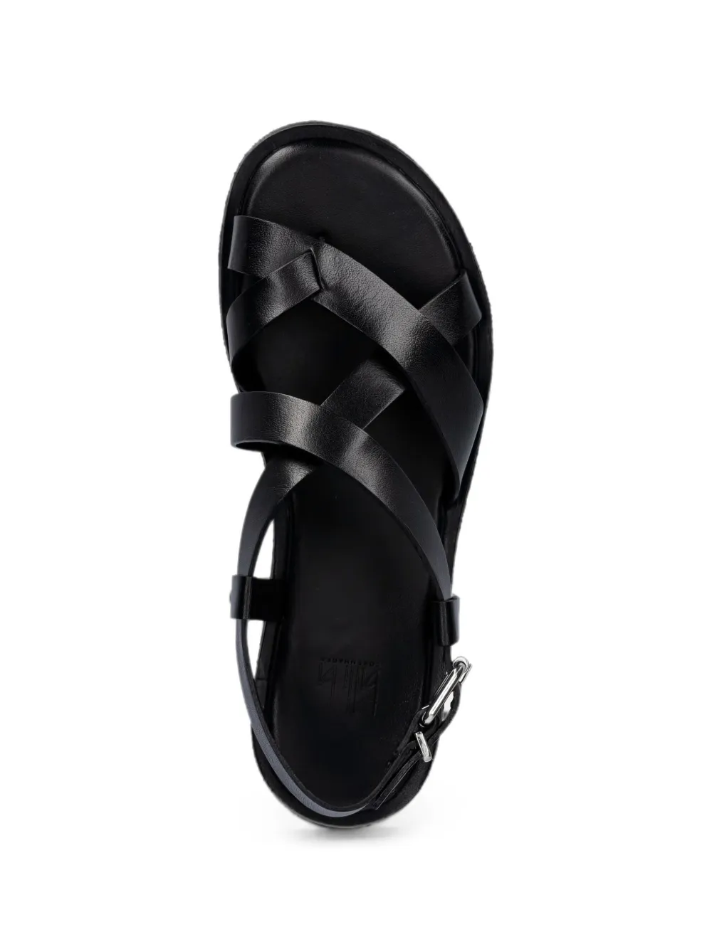 BILLI BI crossover-strap flat sandals Zwart