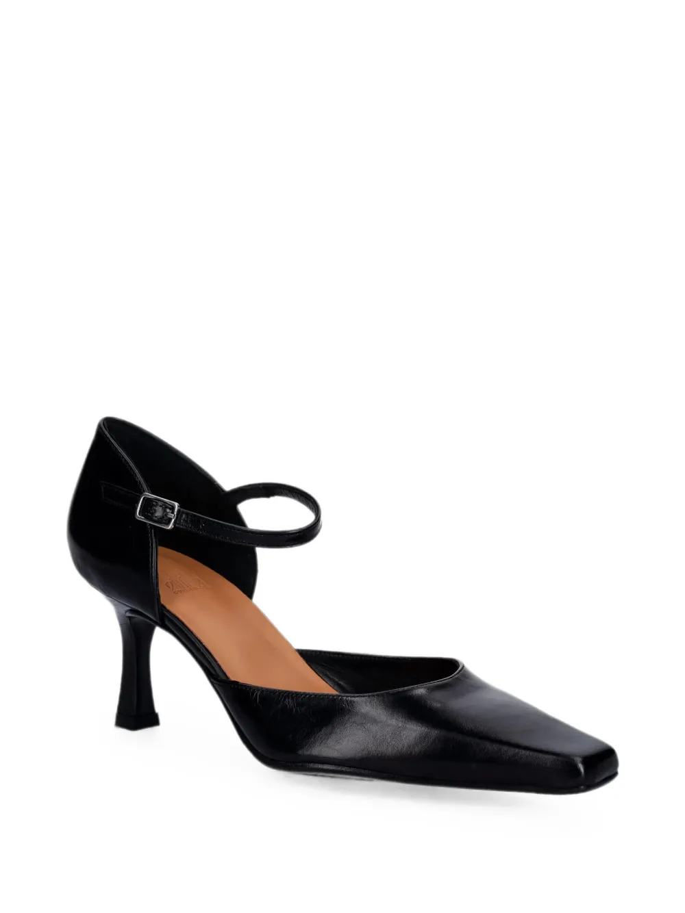 BILLI BI square-toe heeled pumps Zwart