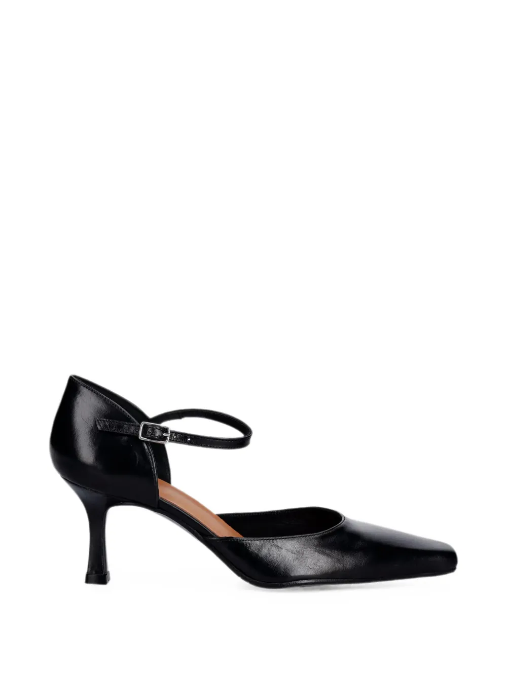 BILLI BI square-toe heeled pumps Zwart