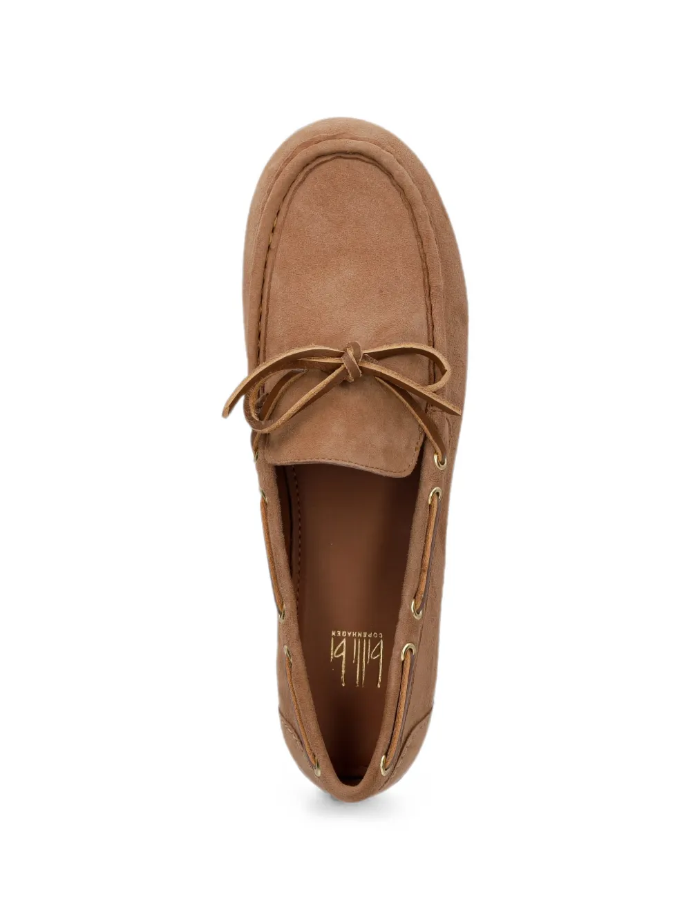BILLI BI bow-detail suede loafers Beige