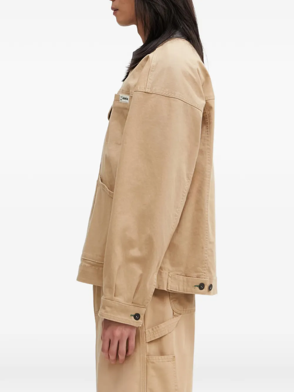 Columbia Sportswear Acker Rock jack met vlakken en logo-patch Beige