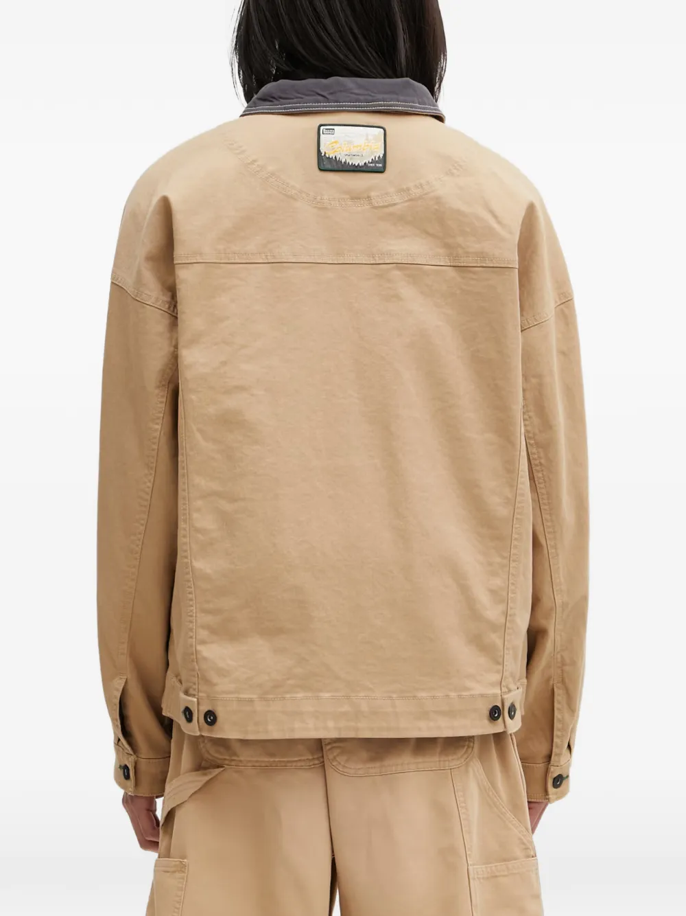 Columbia Sportswear Acker Rock jack met vlakken en logo-patch Beige