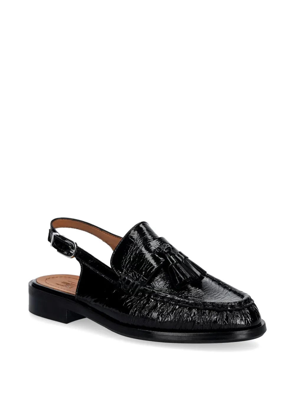 BILLI BI tassel-detail slingback loafers Zwart