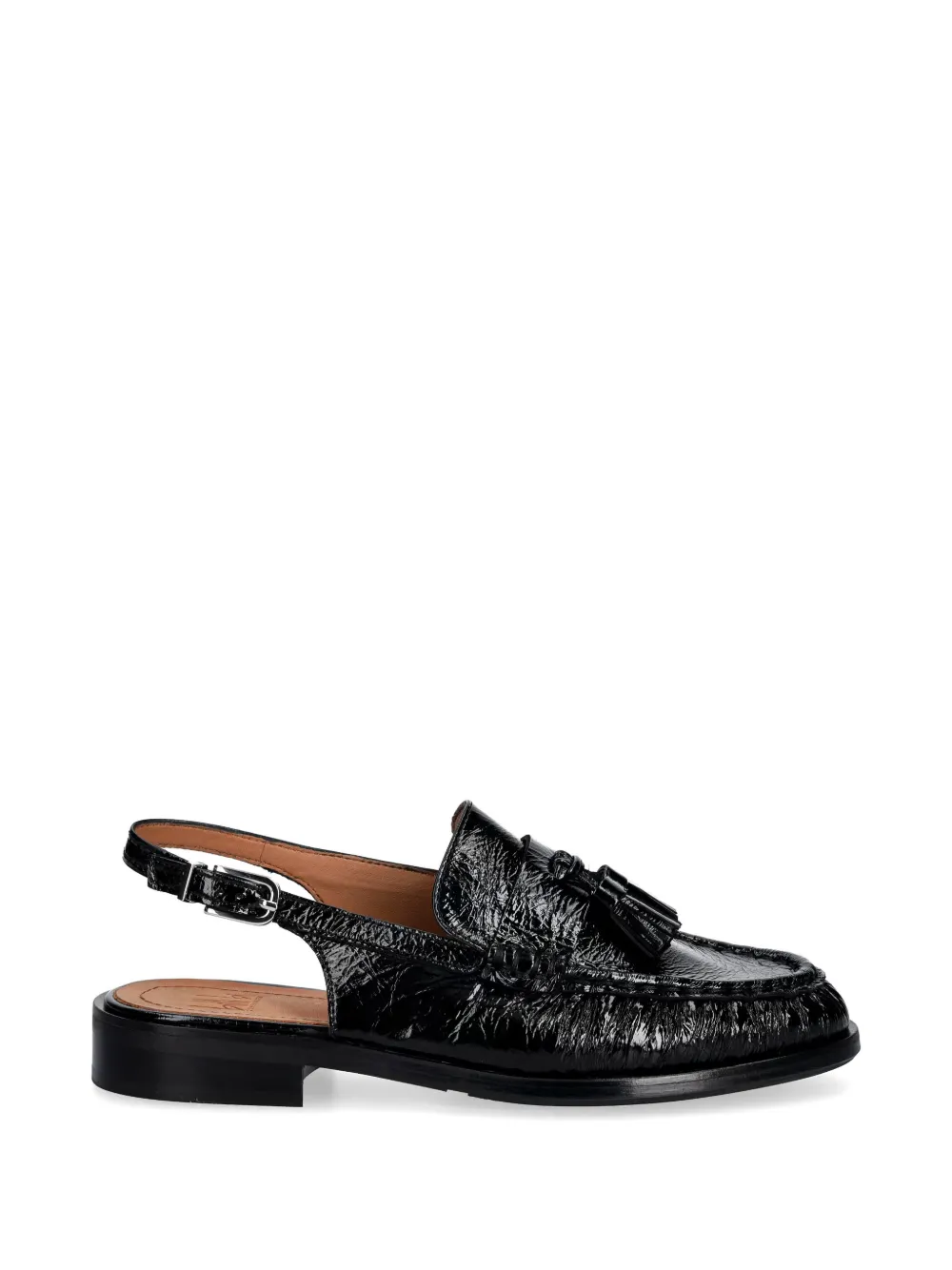BILLI BI tassel-detail slingback loafers Zwart