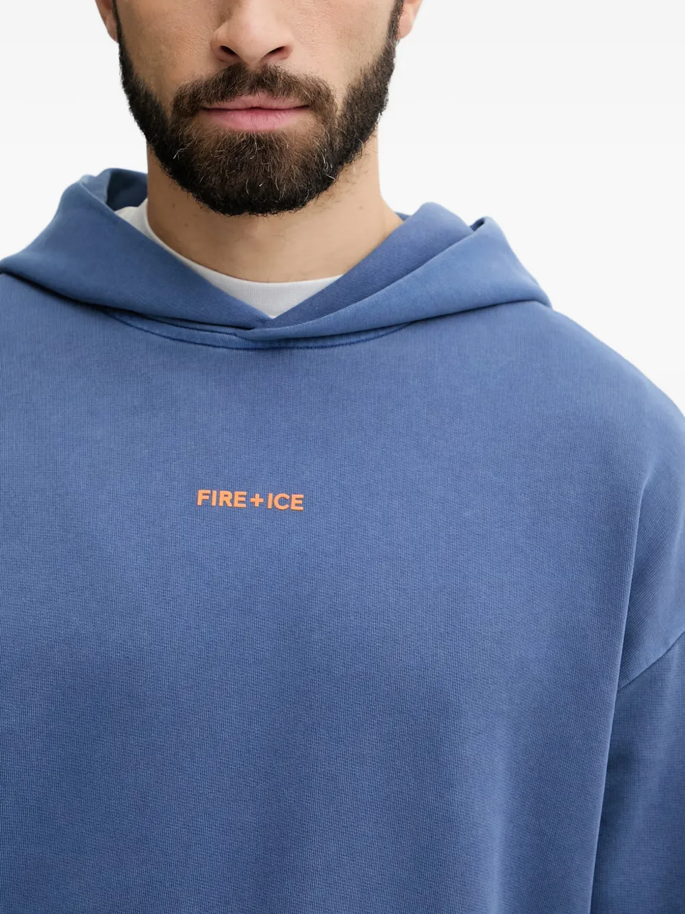 BOGNER FIRE+ICE Ilay hoodie met logoprint Blauw