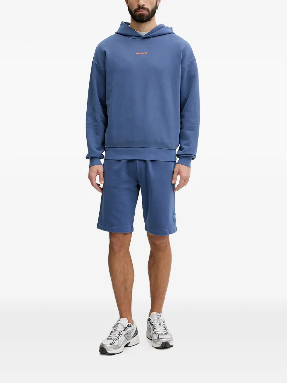 BOGNER FIRE+ICE Ilay hoodie met logoprint Blauw