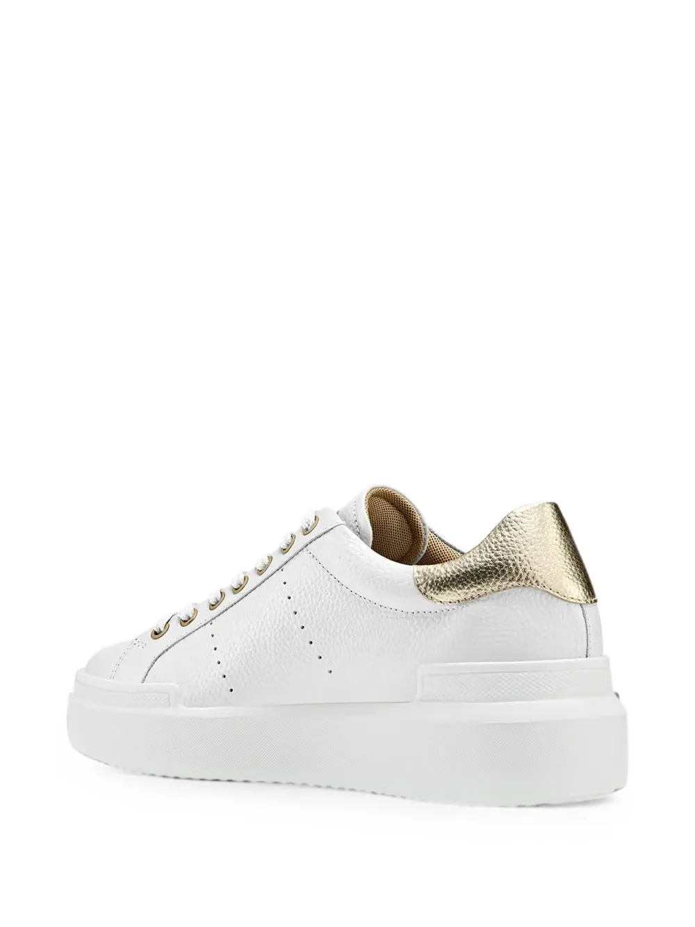 BOGNER Hollywood bewerkte sneakers met logoplakkaat Wit