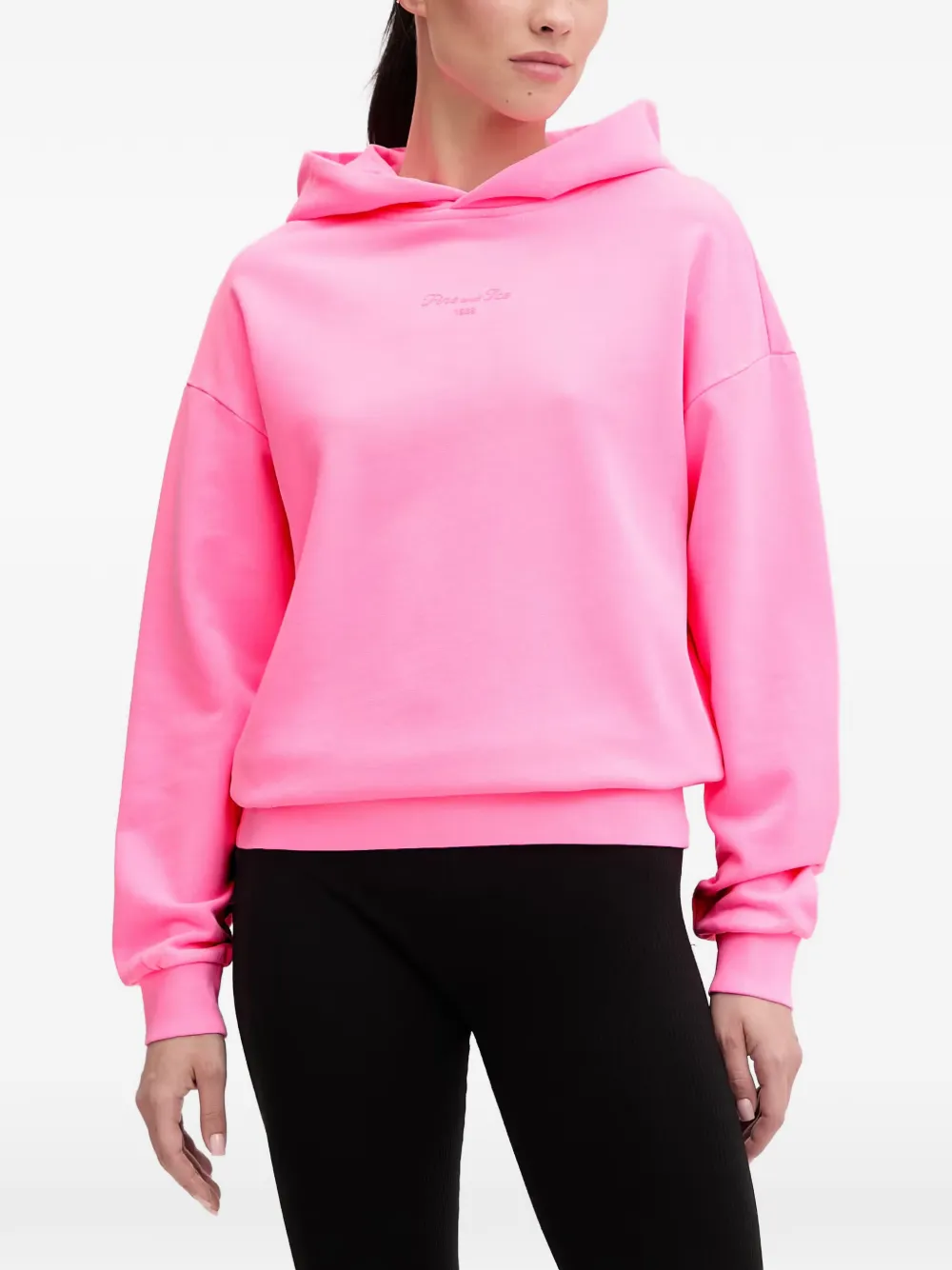 BOGNER FIRE+ICE Sibel embroidered-logo hoodie Roze