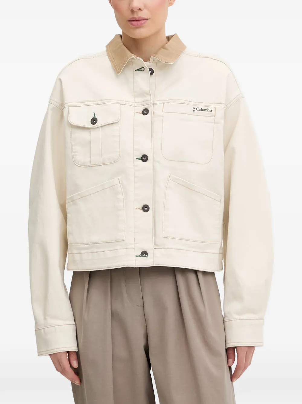 Columbia Acker Rock patch-pocket jacket (set of two) - Nude