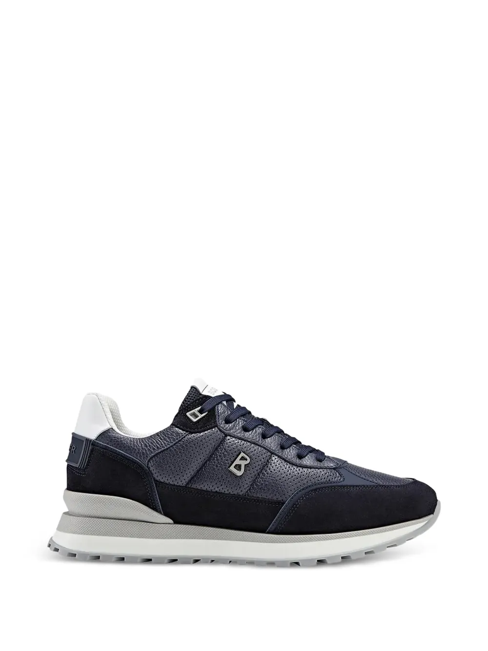 BOGNER logo-plaque panelled sneakers - Blau