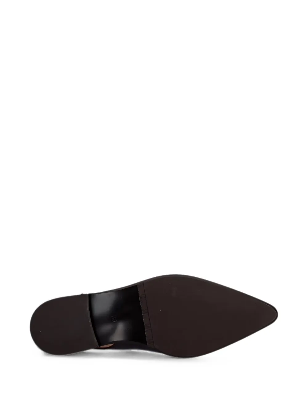 BILLI BI buckle-fastening slingback ballet flats Bruin