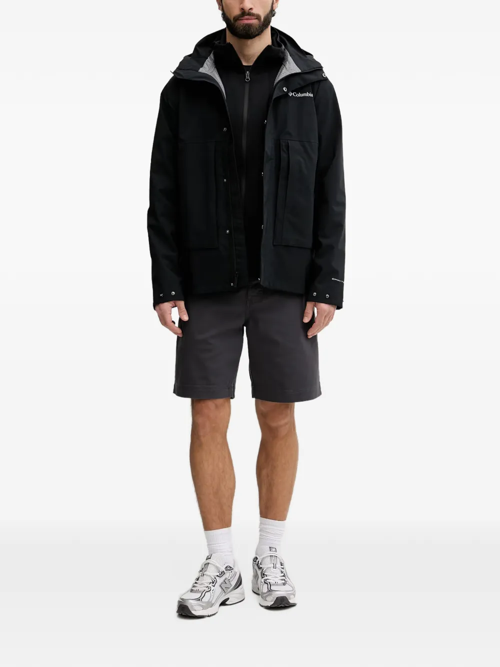 Columbia Street Heights hooded jacket Zwart