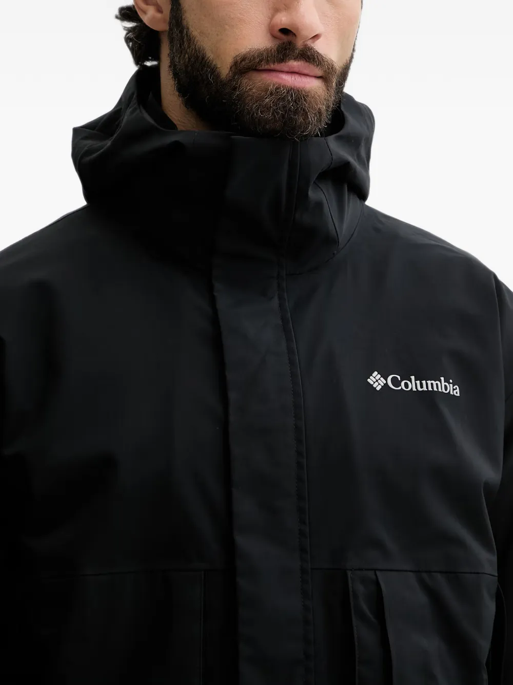 Columbia Street Heights hooded jacket Zwart