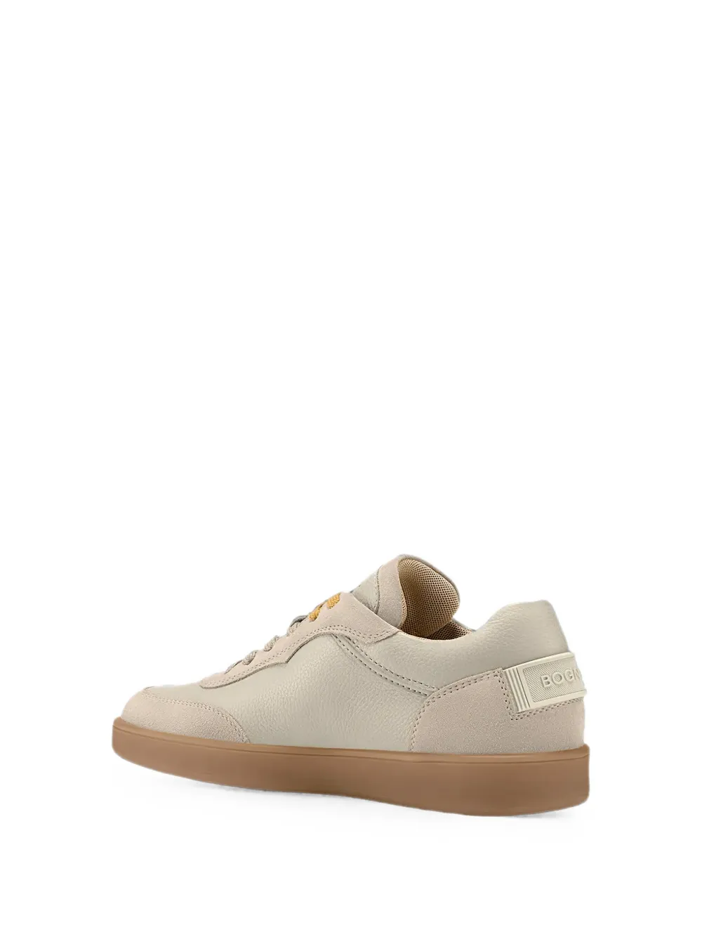 BOGNER Verona sneakers met logo-plakkaat en vlakken Beige