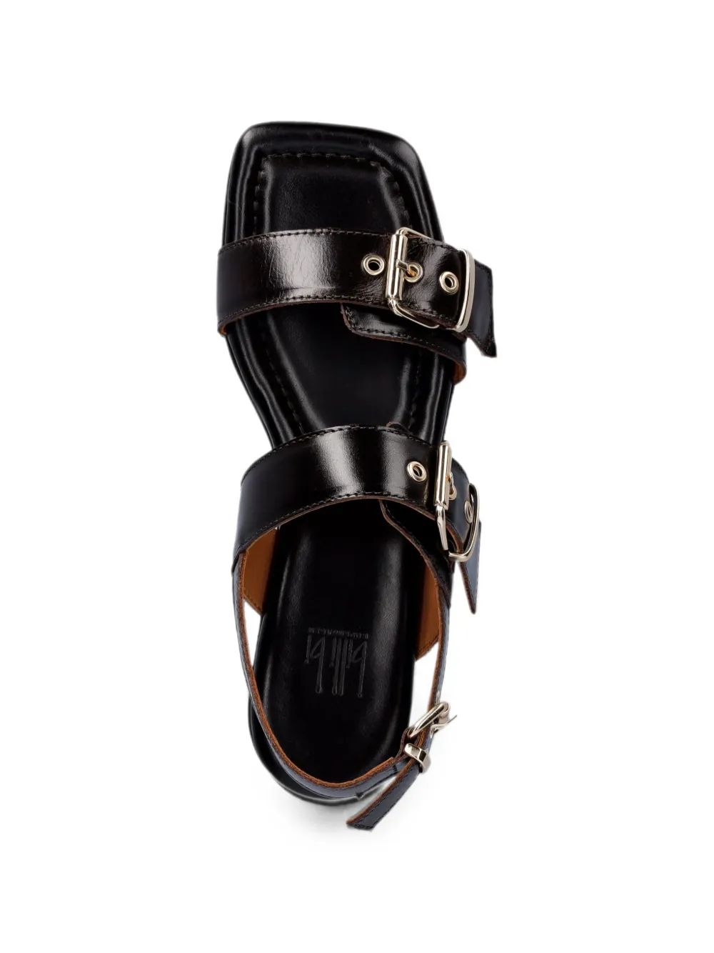 BILLI BI buckle-strap flat sandals Bruin
