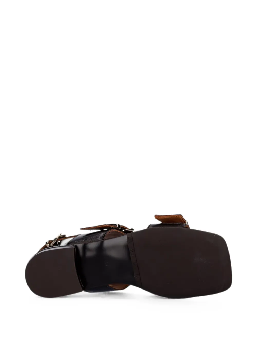 BILLI BI buckle-strap flat sandals Bruin
