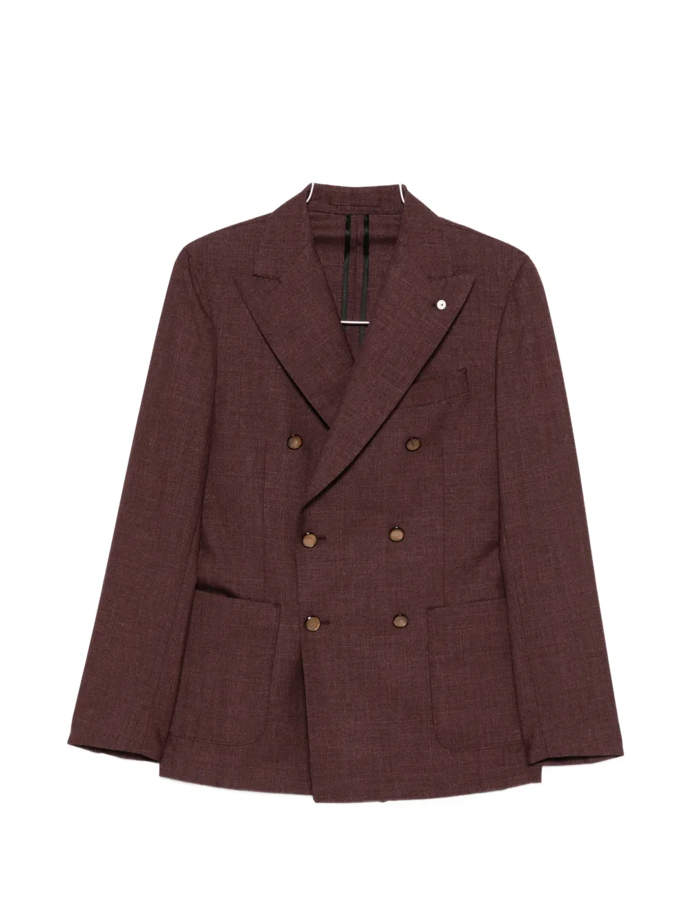 LUIGI BIANCHI MANTOVA double-breasted suit - Rosso