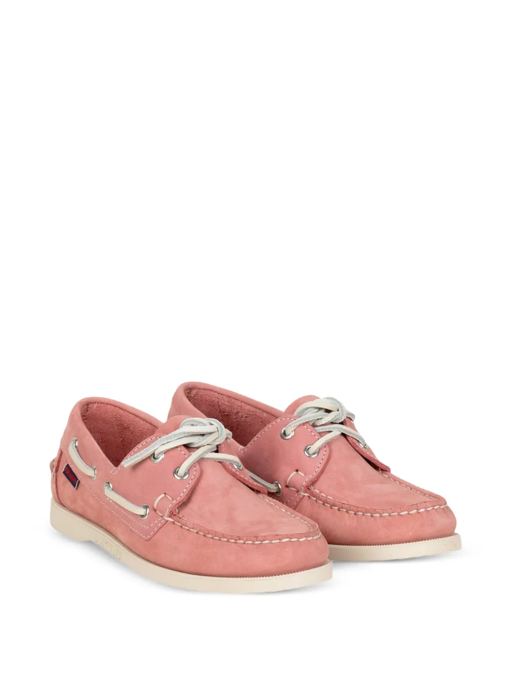 Sebago Nubuck flat loafers Roze