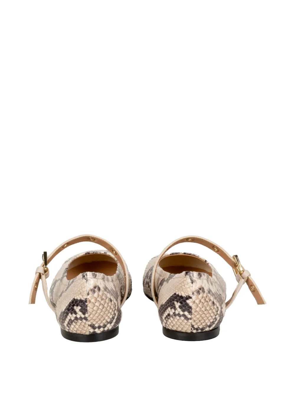 STATUS Ballerina's met gesp Beige