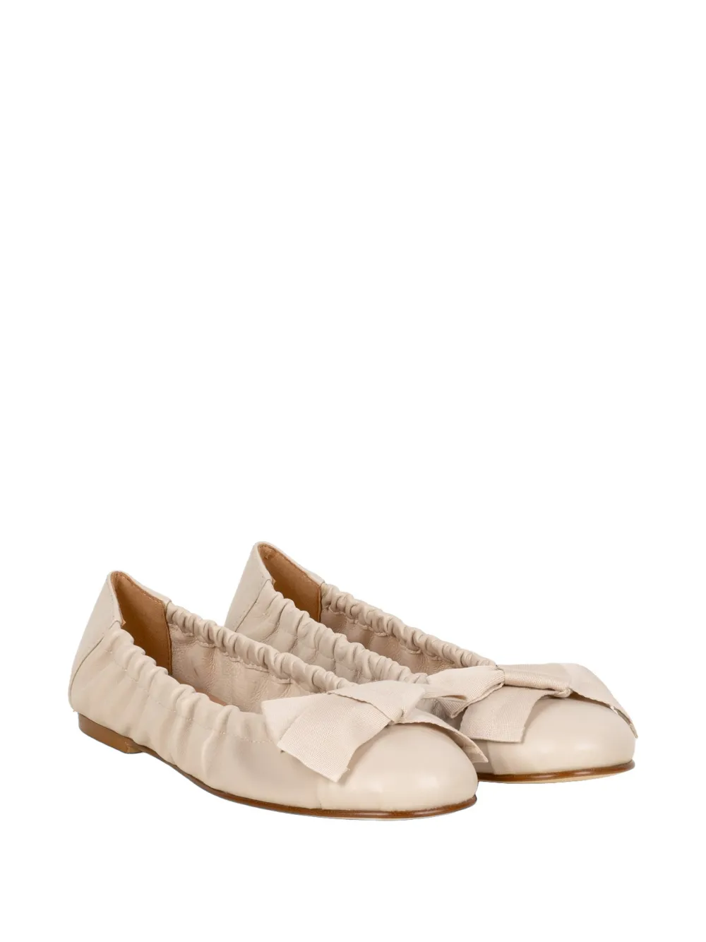 STATUS Schoenen met strikdetail Beige
