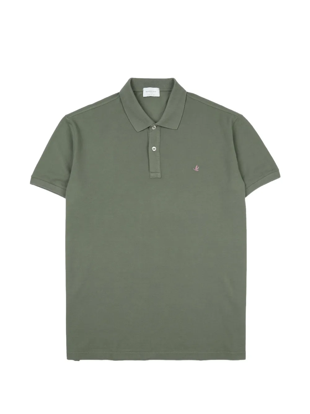 BROOKSFIELD logo-detail polo shirt - Grün