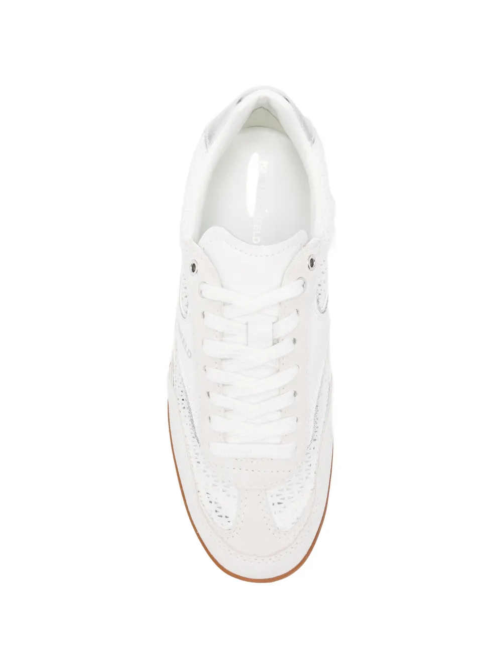 Karl Lagerfeld Kandidate mesh-panel sneakers Wit