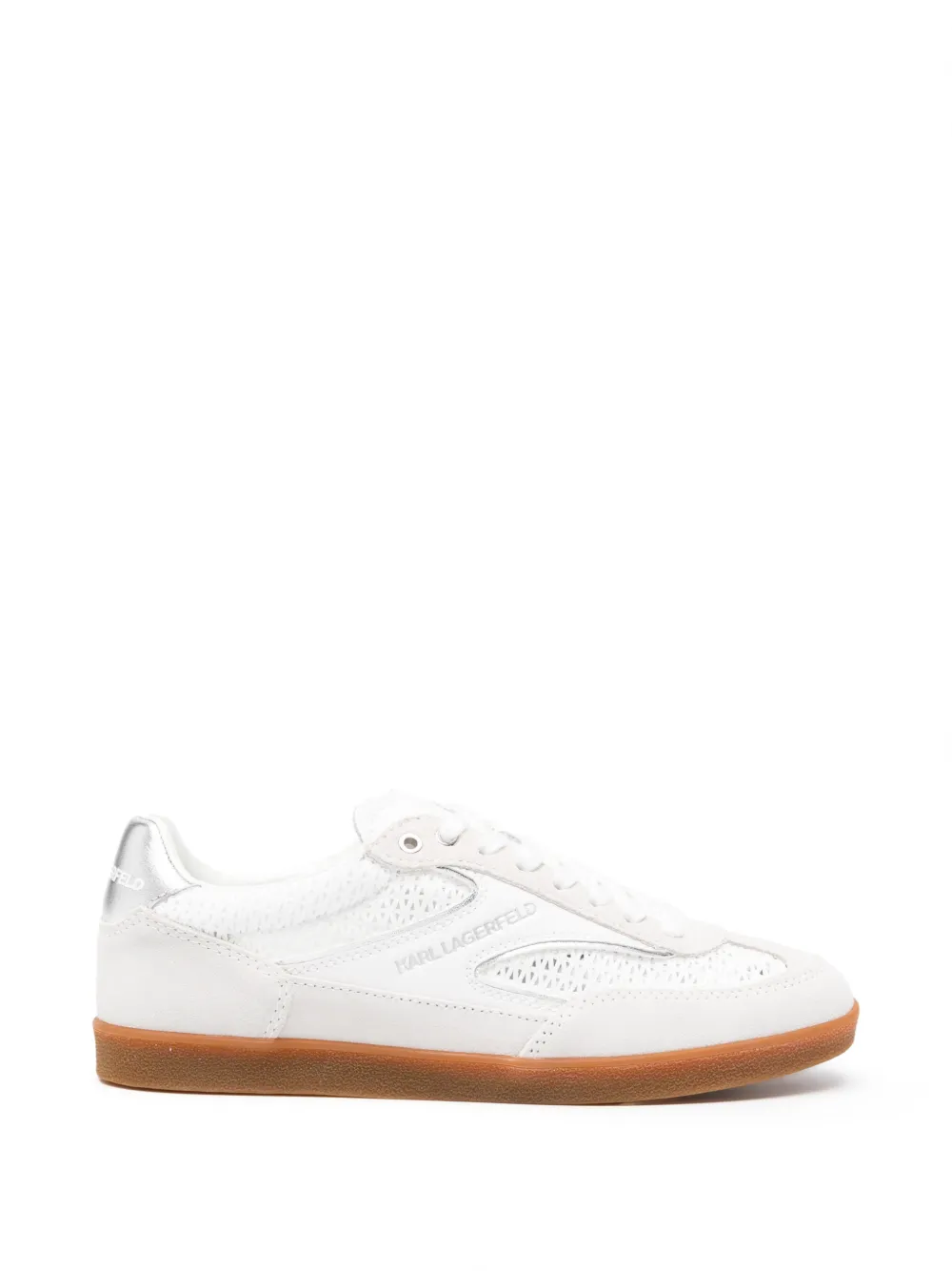 Karl Lagerfeld Kandidate mesh-panel sneakers - Bianco