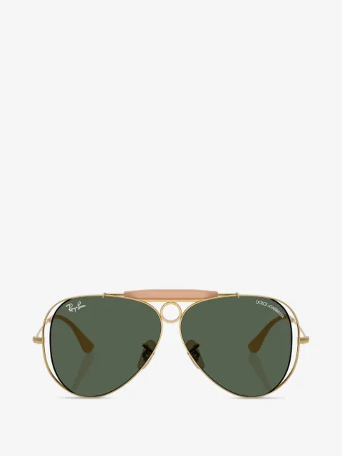 Ray-Ban lentes de sol con armazón estilo piloto en colaboración con Dolce & Gabbana