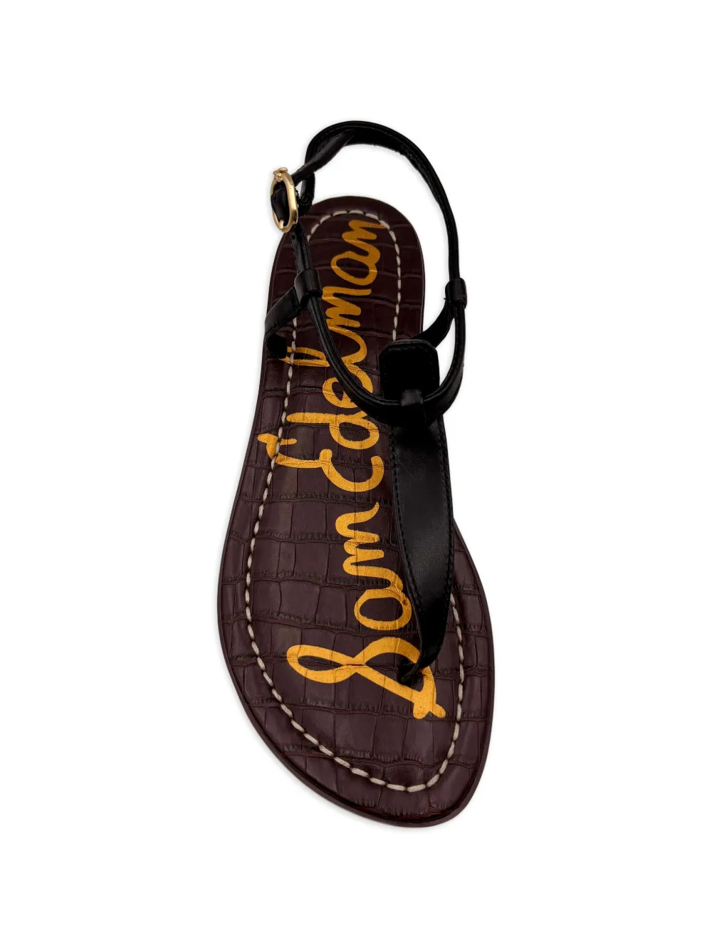 Sam Edelman Gigi buckle-strap leather sandals Zwart