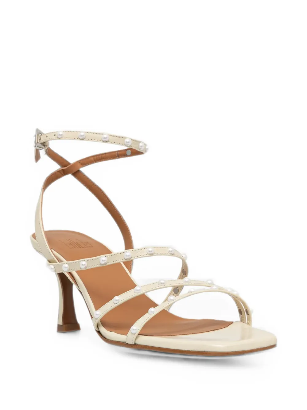 BILLI BI strappy heeled sandals Beige
