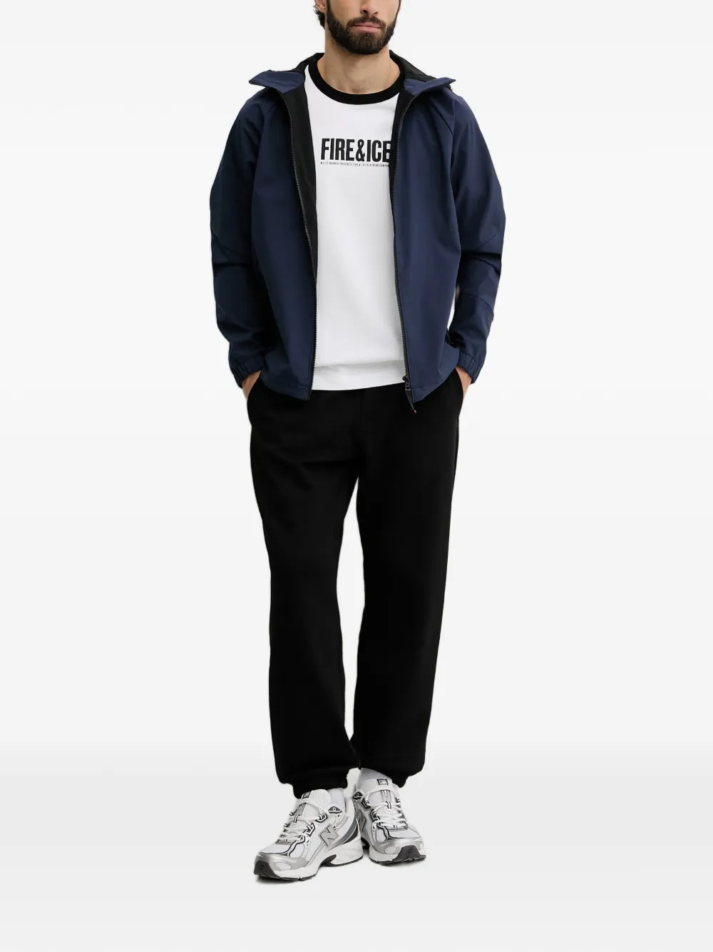 BOGNER FIRE+ICE Gilmar2 jack met capuchon en raglan mouwen Blauw
