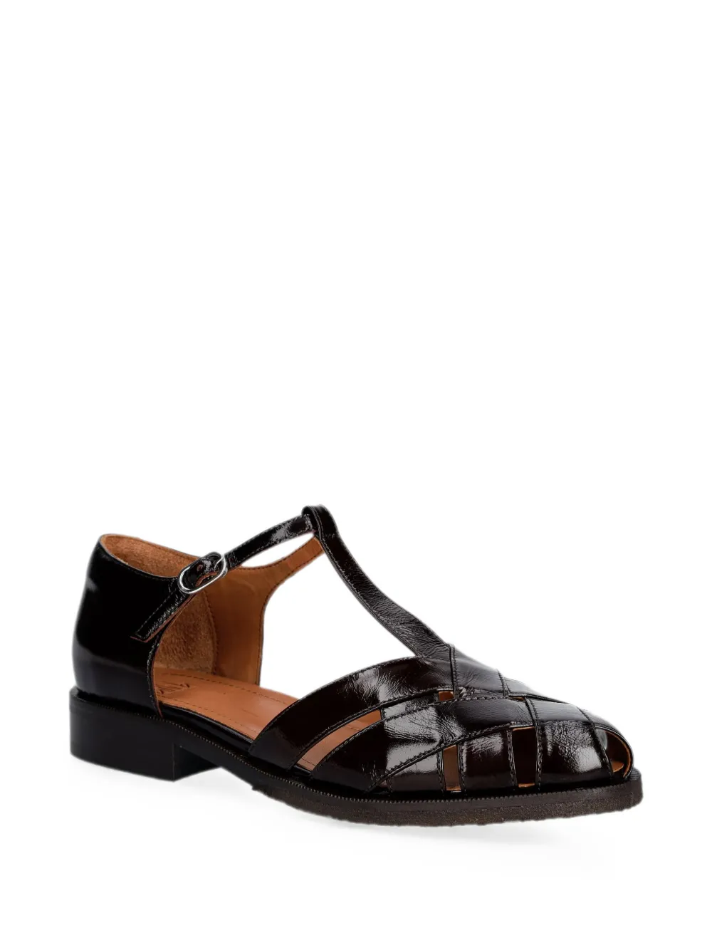 BILLI BI T-bar flat pumps Bruin