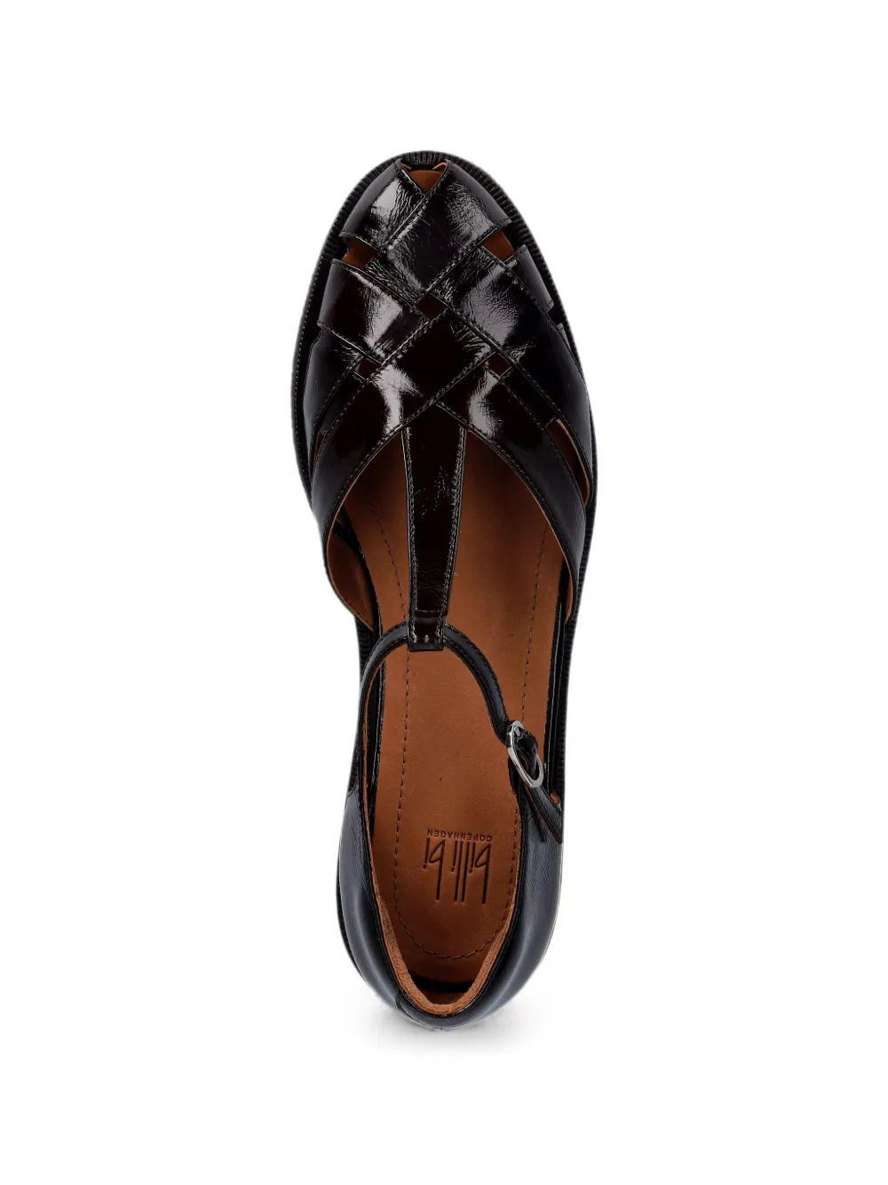 BILLI BI T-bar flat pumps Bruin