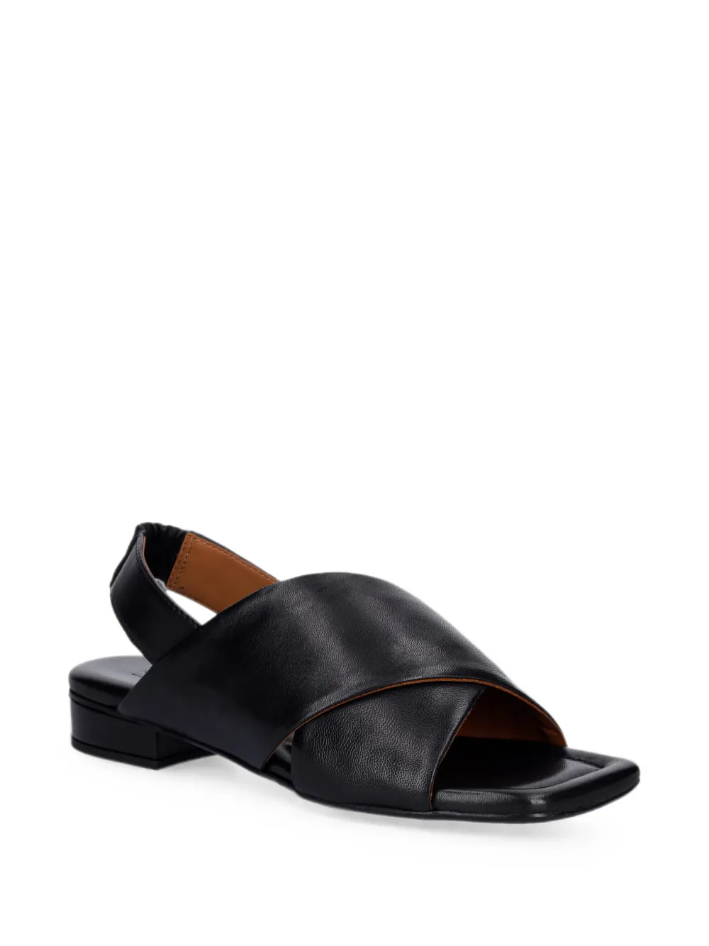 BILLI BI cross-strap slingback sandals Zwart