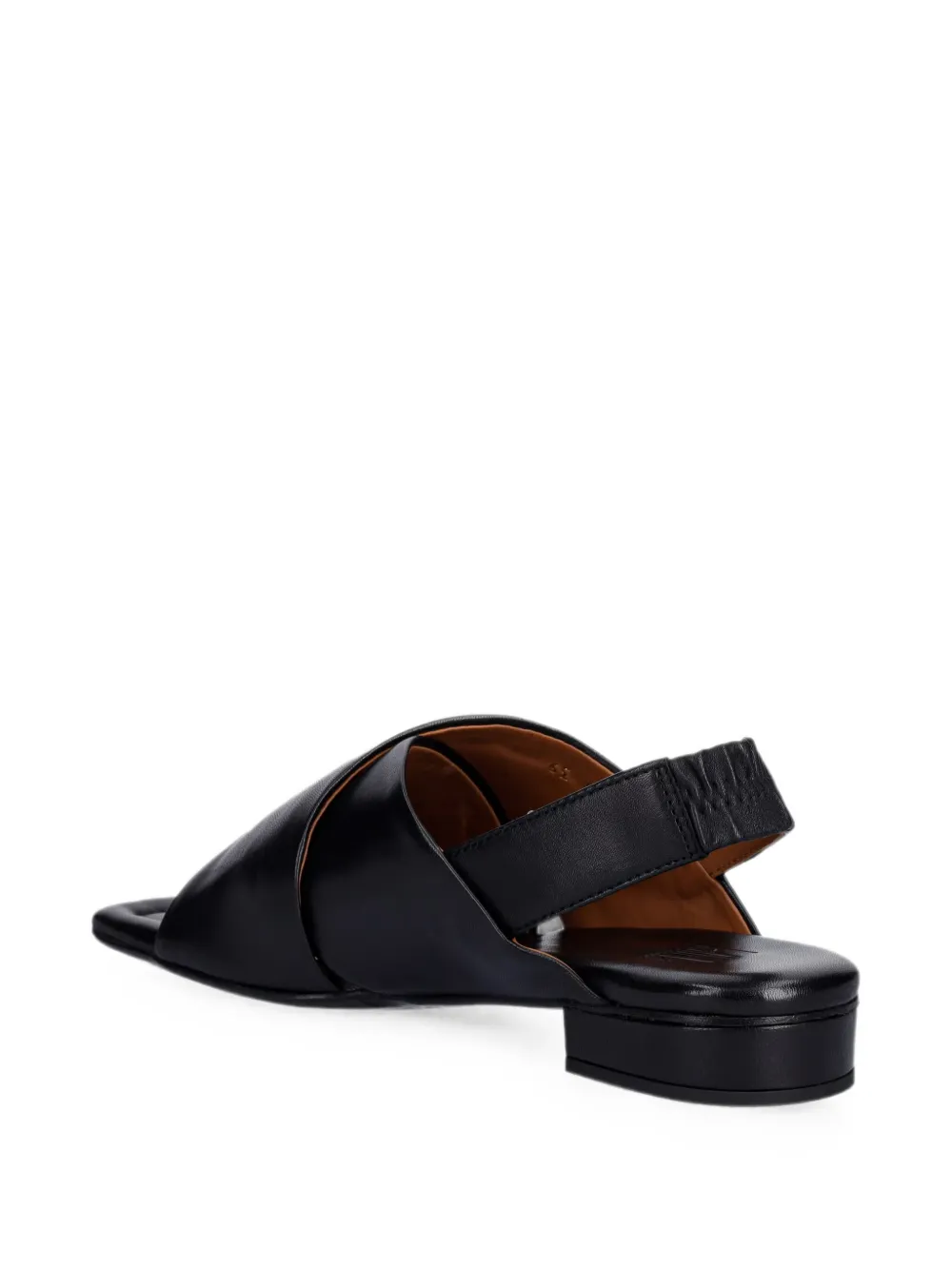 BILLI BI cross-strap slingback sandals Zwart