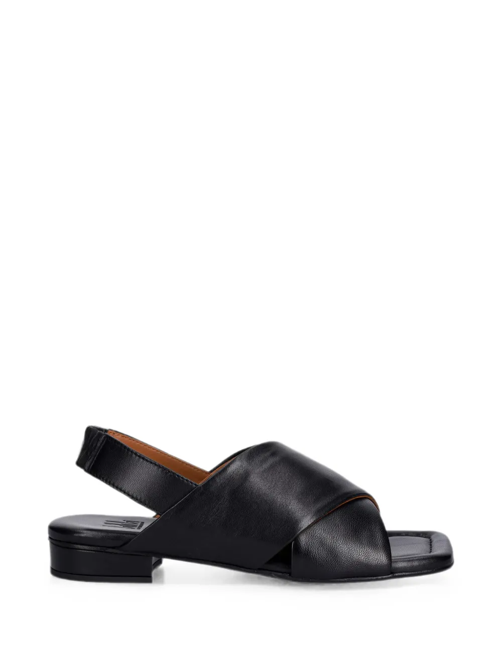 BILLI BI cross-strap slingback sandals Zwart