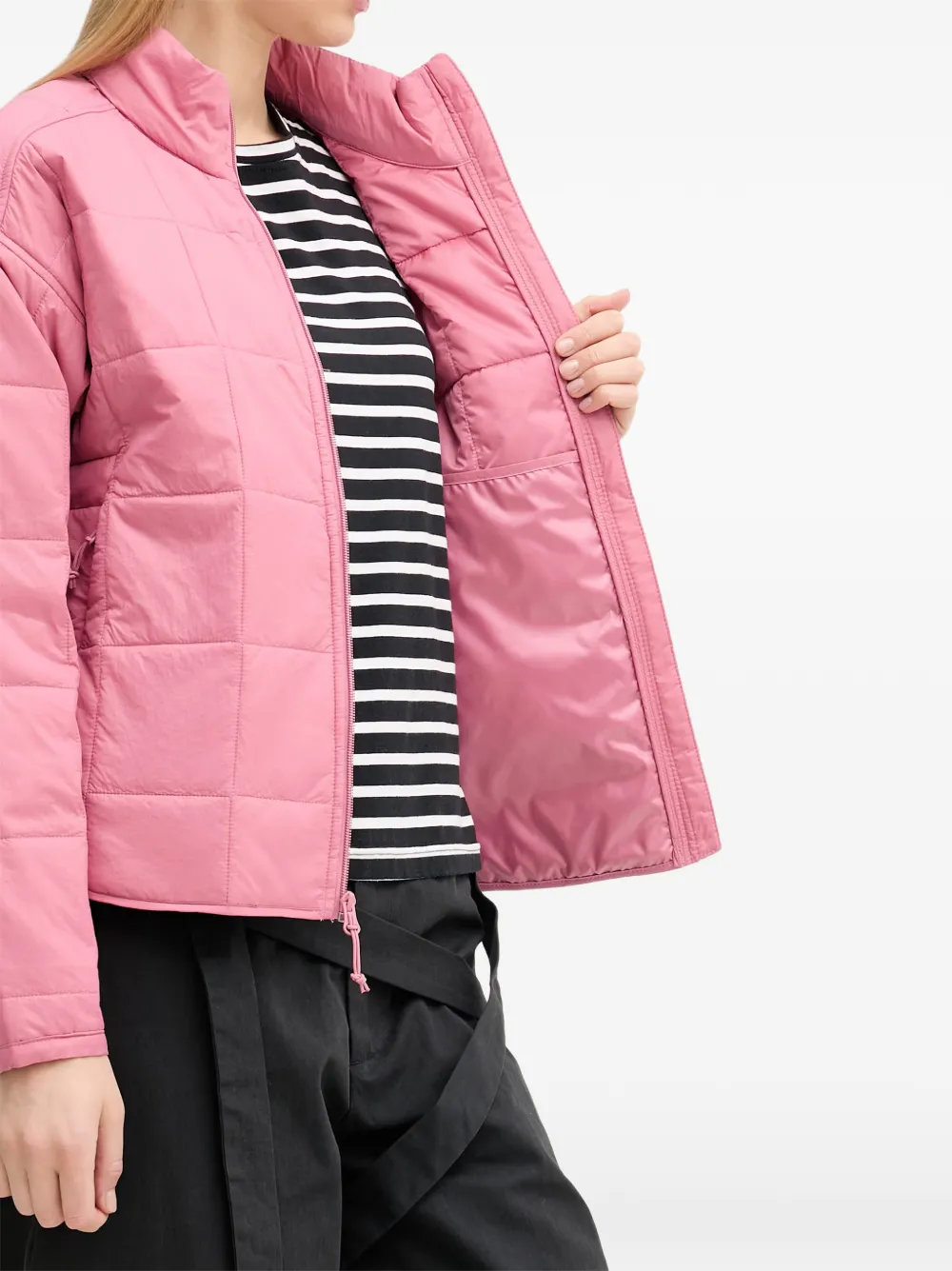 Columbia Sienna Hill gewatteerd jack met hoge hals Roze