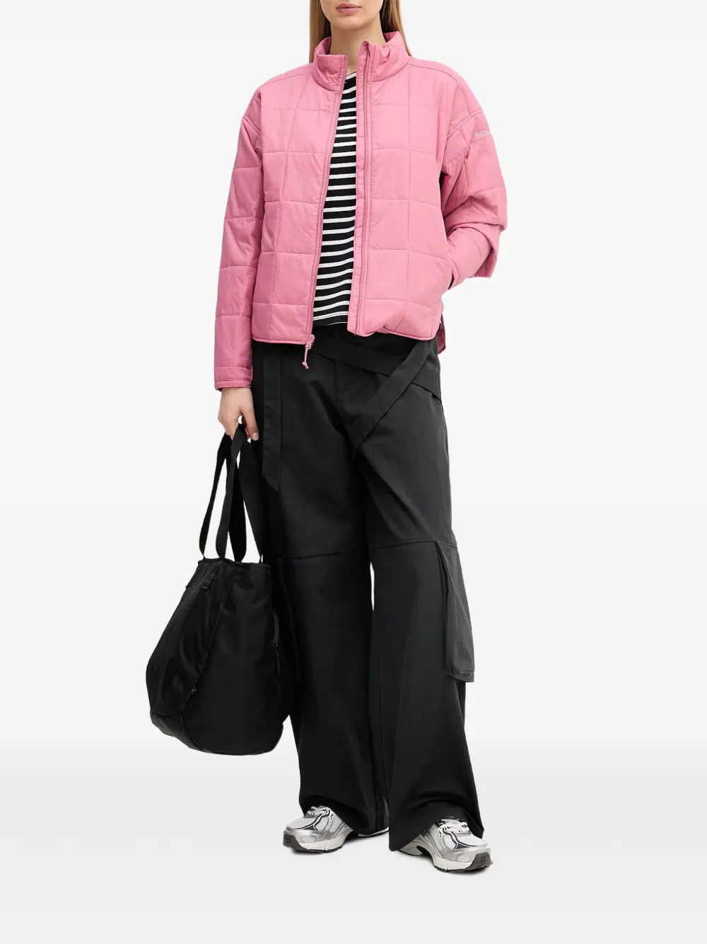 Columbia Sienna Hill gewatteerd jack met hoge hals Roze