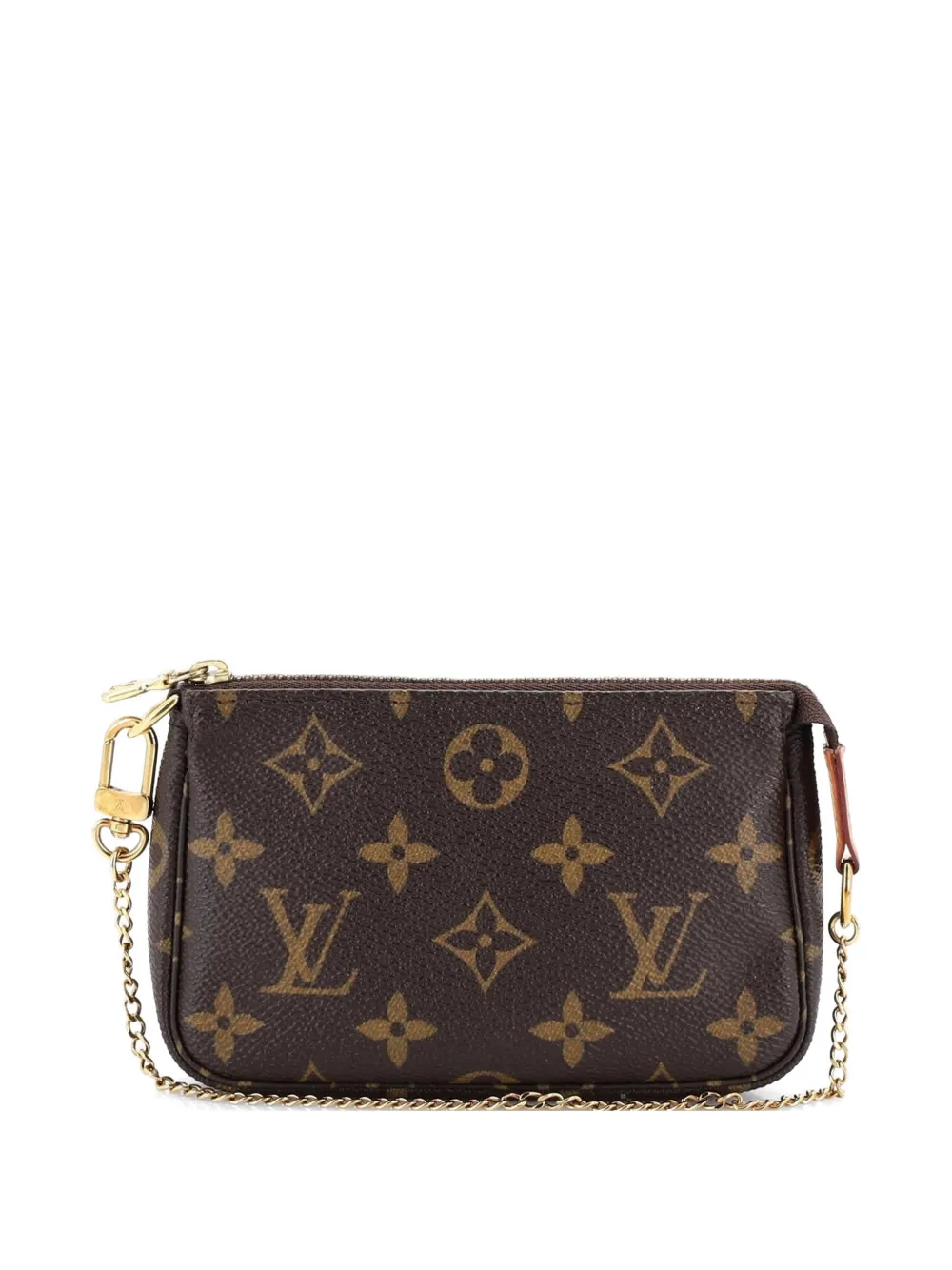 Louis Vuitton Pre-Owned Pochette Accessoires Monogram Canvas Mini clutch bag - Marrone