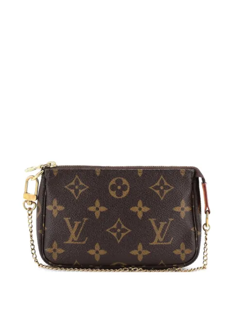 Louis Vuitton Pre-Owned bolsa de mano Pochette Accessoires mini de lona con monograma