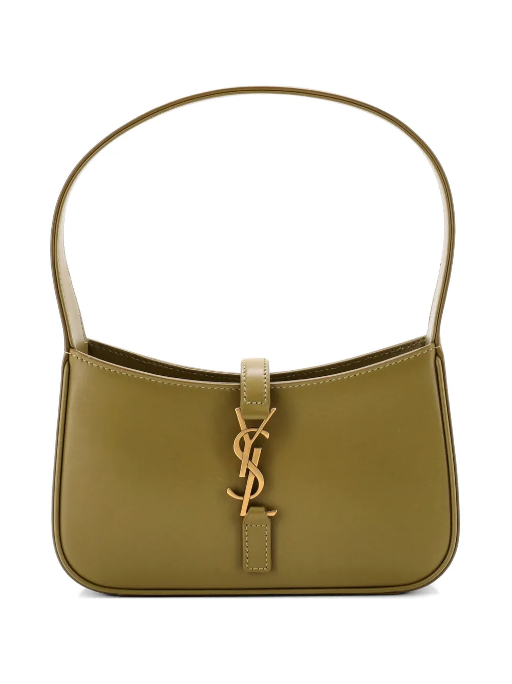 Saint Laurent Pre-Owned Le 5 a 7 Hobo Leather Mini shoulder bag - Verde