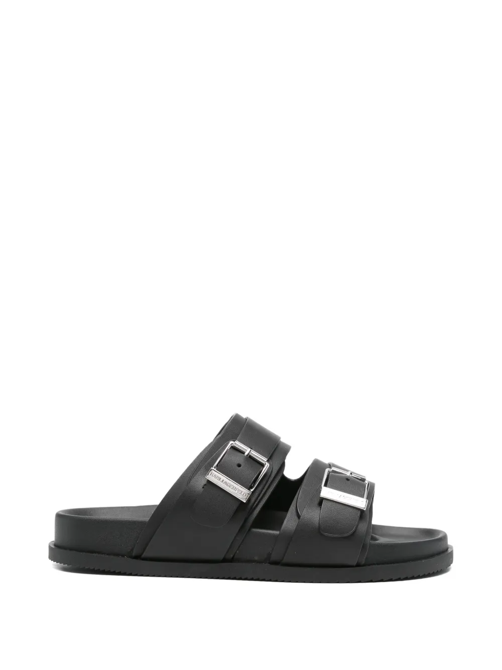 Karl Lagerfeld Kaden double-buckle sandals - Nero