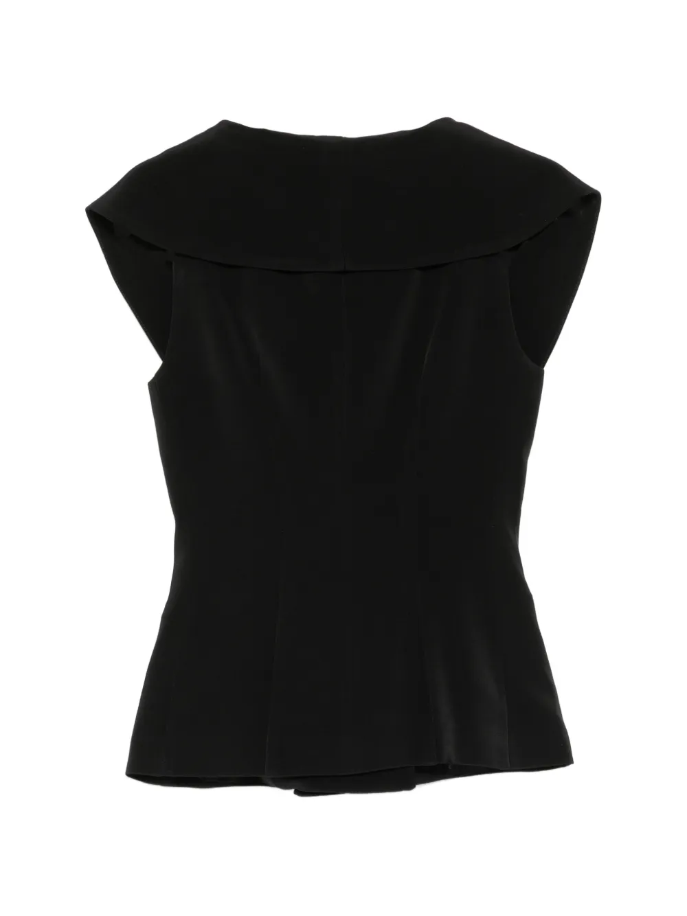 SIMONA CORSELLINI Gilet verfraaid met knopen Zwart