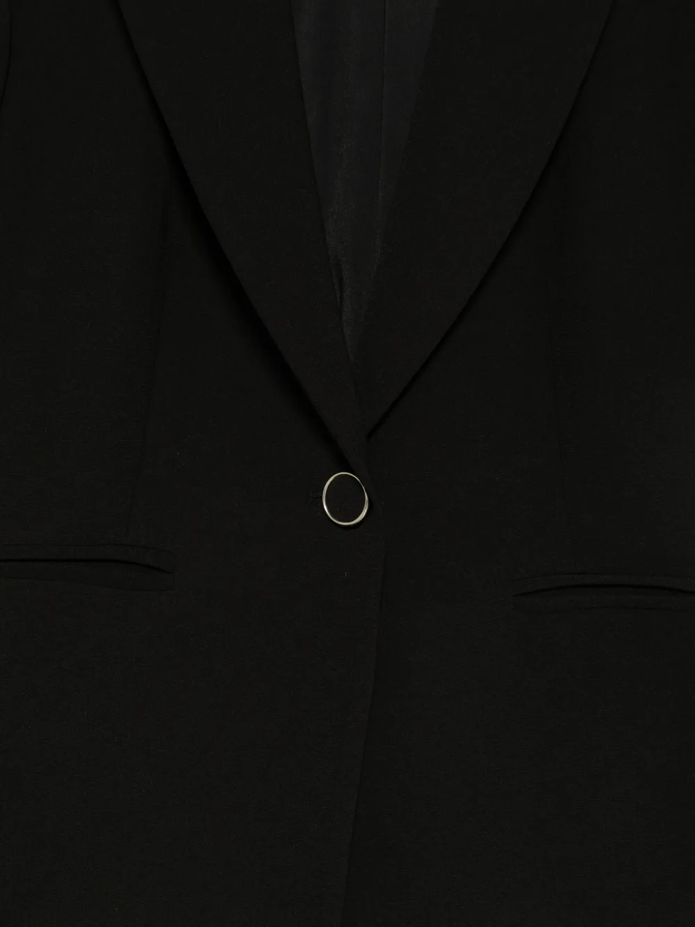 SIMONA CORSELLINI Blazer met enkele rij knopen Zwart