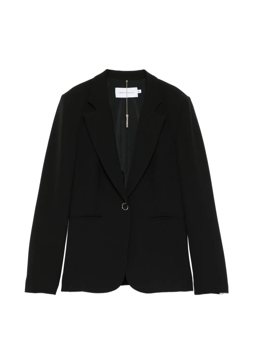 SIMONA CORSELLINI single-breasted blazer - Schwarz
