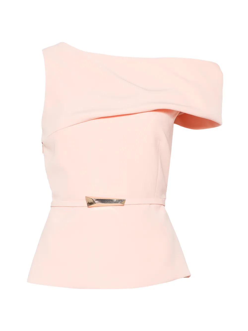 SIMONA CORSELLINI belted-embellishment top - Rosa