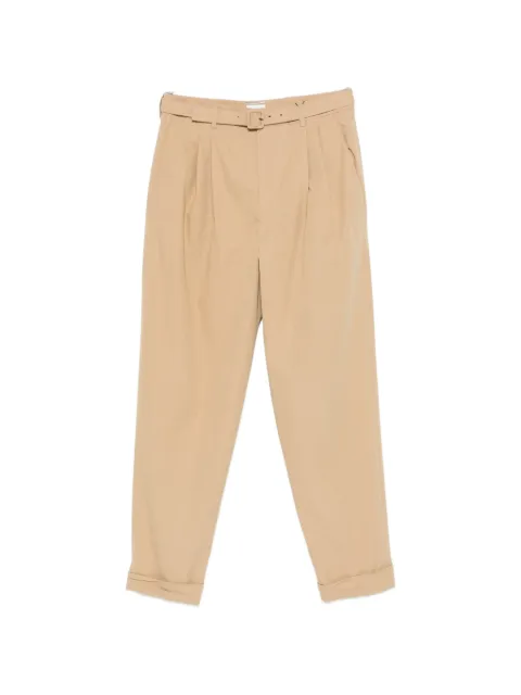 Saint Laurent belted pleated trousers