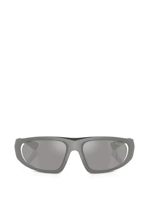 Prada Linea Rossa 타원형 프레임 선글라스