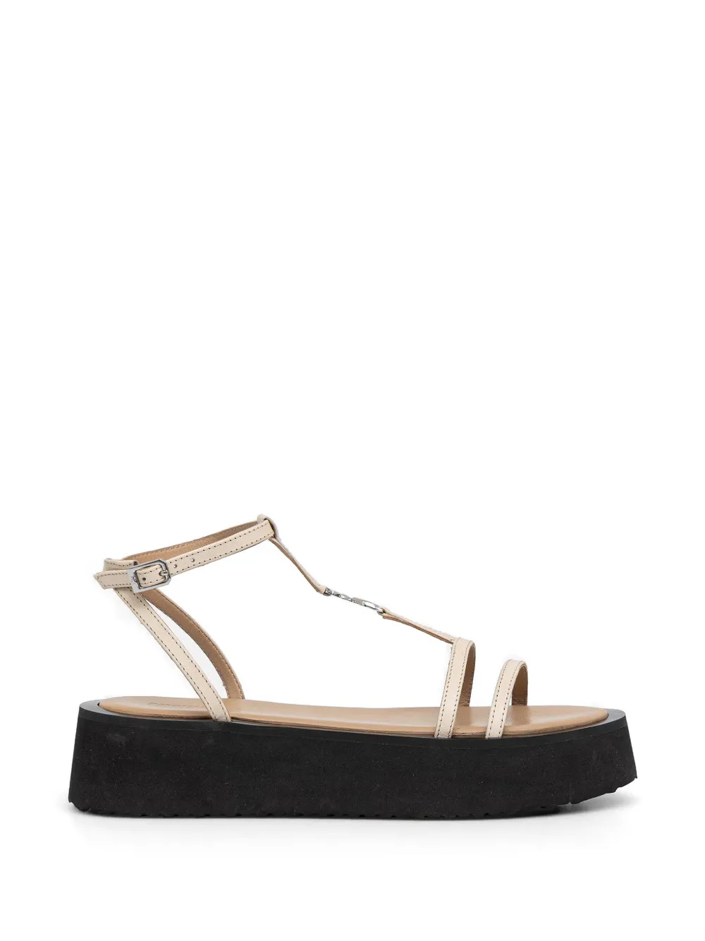 Patrizia Pepe Fly-detail platform sandals Beige